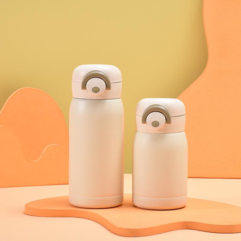 200ML/350ML Edelstahl Taschenbecher Reise Thermobecher für Kaffee Mini Thermosbecher Vakuumflasche Isolierbecher Sport Wasserflasche