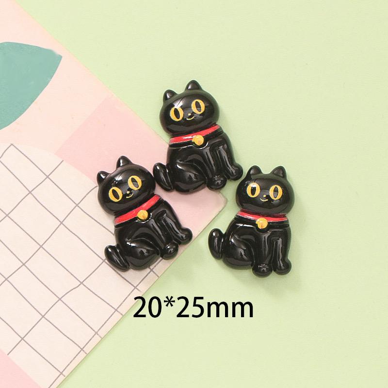 8Pcs New Resin Cartoon Halloween Bats, Cats, Ghosts Series Flat Back Cabochons Scrapbooking DIY Jewelry Craft Decoration