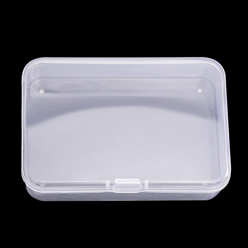 Jewelry Container Box Rectangular/Round Organizer for Case with Lid for Jewelry Earring Nail Art Charms Multipurpose Hol