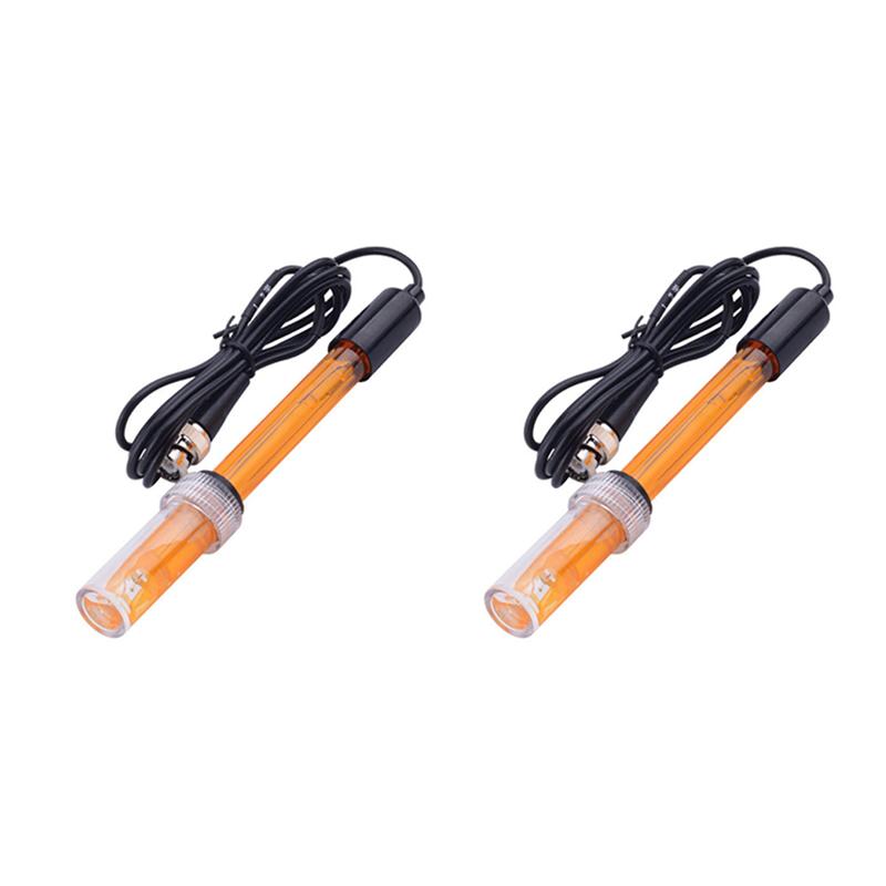 

2X ORP Electrode Probe Test Aquarium Hydroponic Laboratory Electrode Measuring The Redox Potential BNC Q9 Connector-B61B