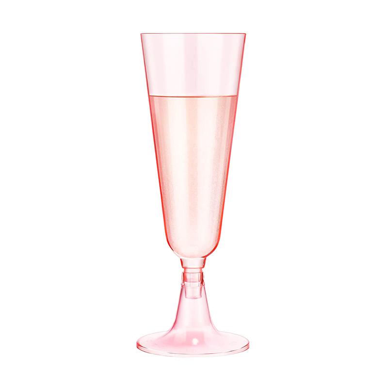 150Lm Plastic Champagne Flutes Disposable Sparkling Champagne Bar Cups Clear Toasting Glasses For Weddings Cocktail Event
