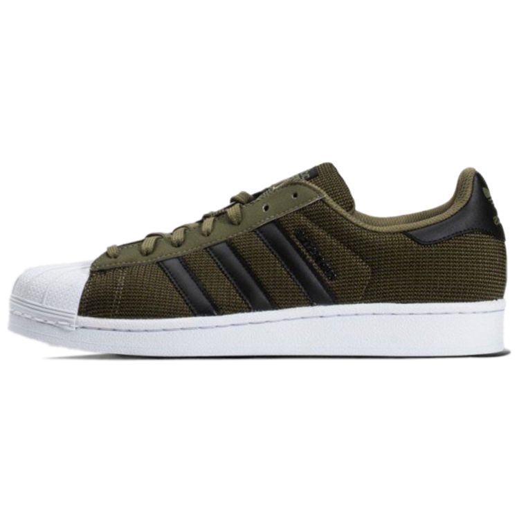 

Adidas Originals Superstar Series Comfortable Versatile Low-Top Sneakers Unisex Sneakers Olive-Green BB0995 42