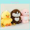 Cute Cartoon Dog Capybara Duck Plush Toy Backpack For Kids And Giftgiving