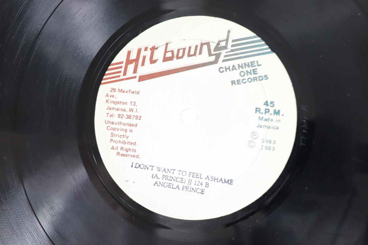 

10inch Record ANGELA PRINCE FREDDIE MCGREGOR I Dont Want To Feel Ashame Mashi NONE HIT BOUND RECOR 1983 Jamaica Reggae Ska Dub Used