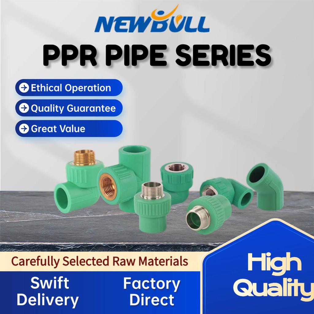 PPR Male & Female Thread Elbow and Straight Connector for Home Water Pipe Fittings