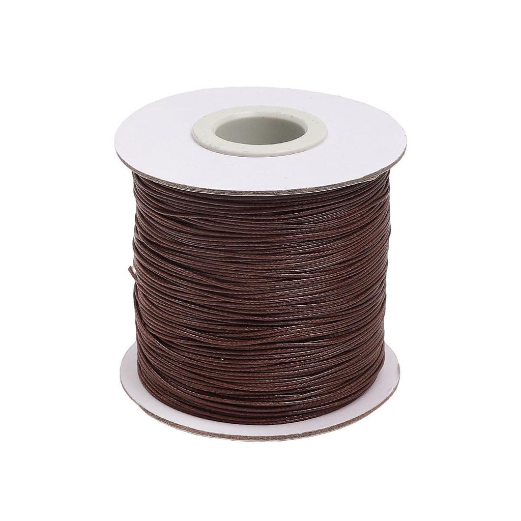 0.5mm Waxed Faux Leather Cord for DIY Jewelry Necklace and Bracelet Making