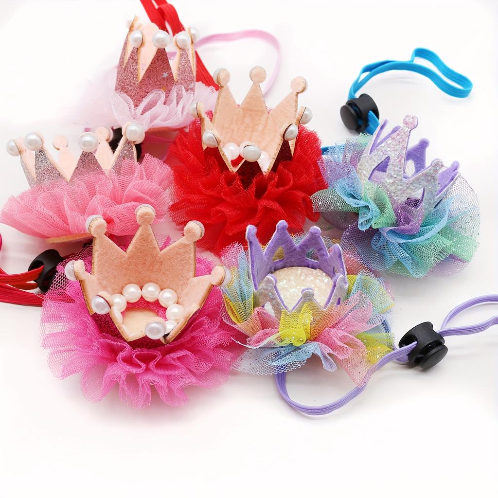 Pet Hat, Lace Colorful Cute Hat for Dogs and Cats