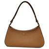 Logo Zipper Closure Underarm Tote Shoulder Bag Women Bags Brown 171577-909
