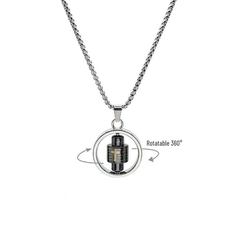 Men's Trendy Letter Necklace: Versatile Light Luxury Cuban Chain Choker