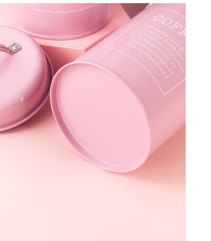 European-Style Sealed Can for Milk Powder, Coffee, Tea, Candy, or Mask Powder with Sealing Ring – Ideal for Model Room Shooting.