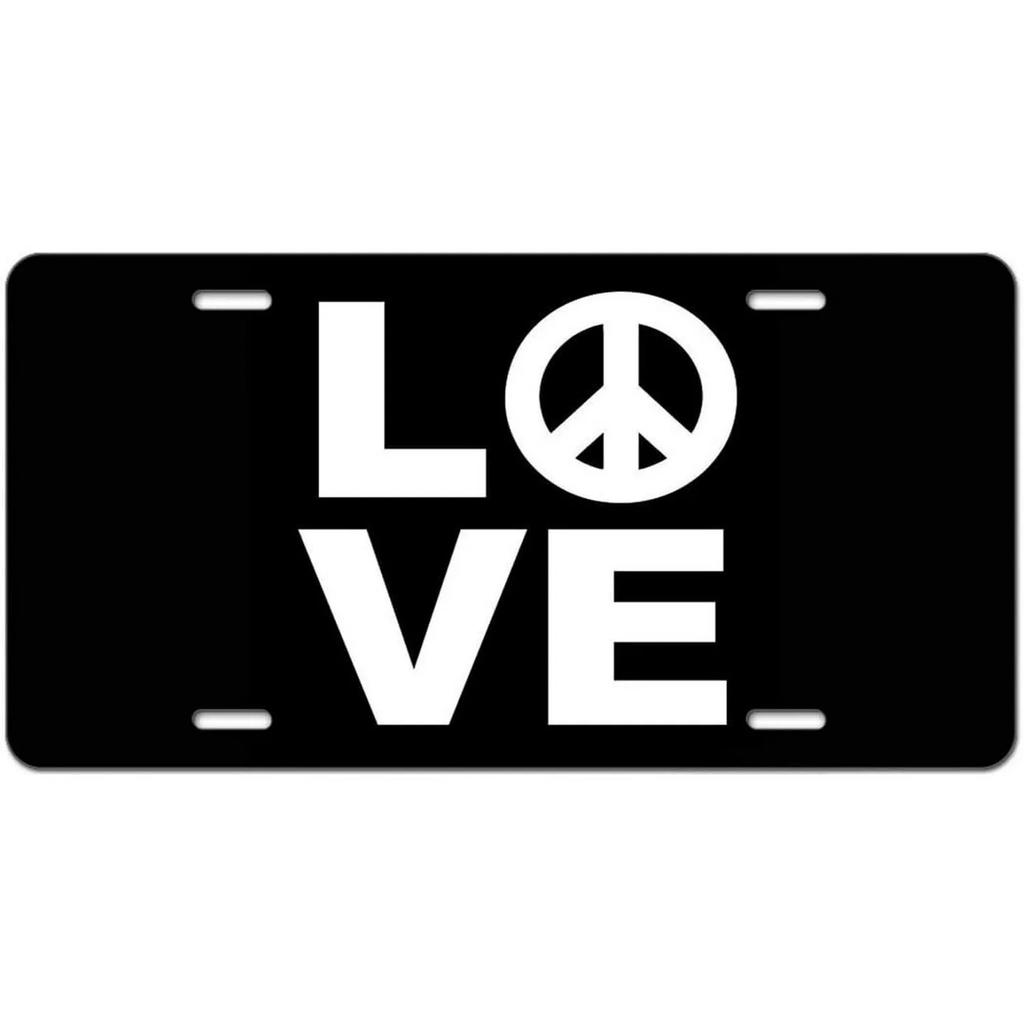 Retro Vintage Love License Plate Metral Tin Signs Embossed Tag Size For Garage Cafe Clubs Home Pub Bar Decor X Inch