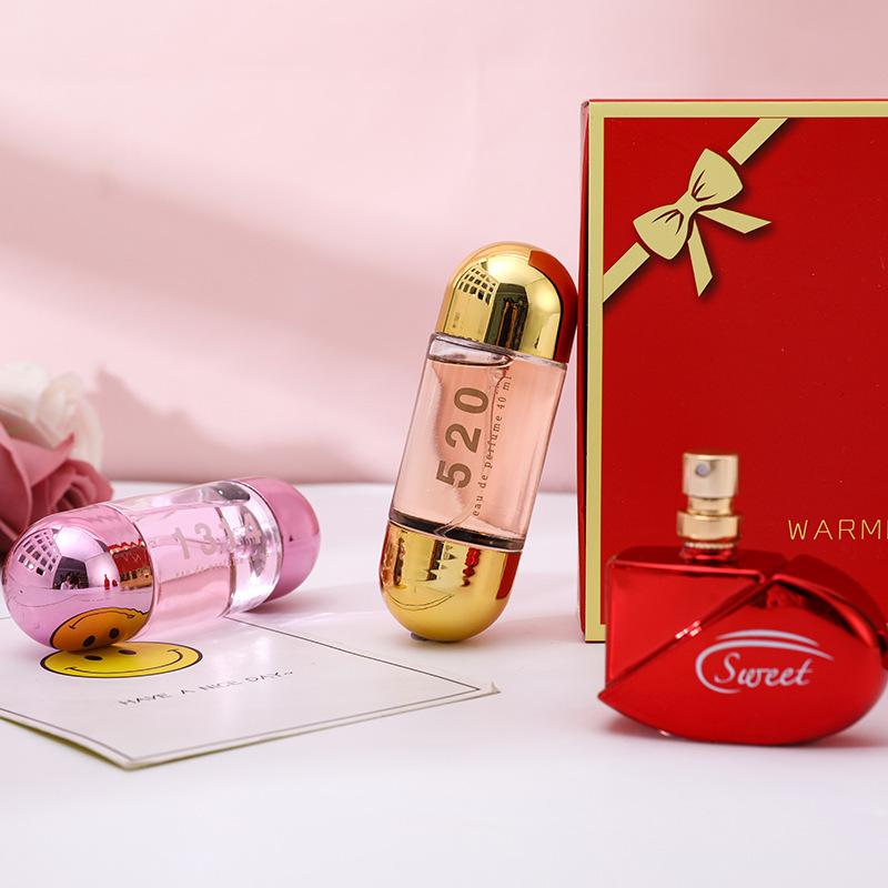 Gift box, love women's perfume, long-lasting light fragrance, holiday gift set for girlfriend