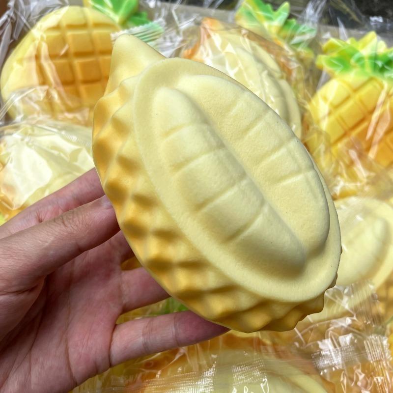 Tabas Squishy Durian Bread Fidgets Toys Simulation Soft Bread Venting Squeeze Toy  Anti Stress Toy For Adult Gift