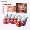 6 Color Blush Red Milk GelLiquid Blush Rouge Obedience Nature10ml