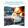 Solar Power TPMS Tire Pressure Monitoring System USB Rechargeable with 4 External Sensors Real-time Temp Alarm for Car SUV MPV Pickup