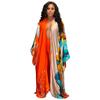 New Women's Multi-Color One Size Cover-Up with Modern Print