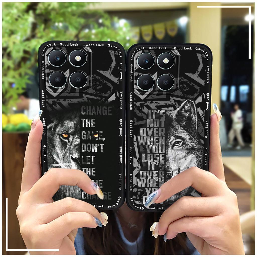 Cartoon Soft Case Phone Case For Honor X6a/X6a Plus Waterproof Fashion Design Anti-dust Protective Durable TPU Silicone