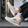 Canvas Men Shoes Male Loafer Lightweight Soft Sole Breathable Slip-On Walking Casual Shoes for Men Footwear Big Size 48