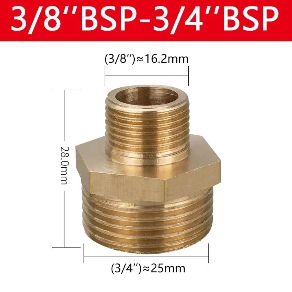 Quick Fit Adapter Brass Brass Tube Fitting Male Thread BSP Brass Nipple 1/8" 1/4" 3/8" 1/2" 3/4" 1" BSP Coupler Fitting
