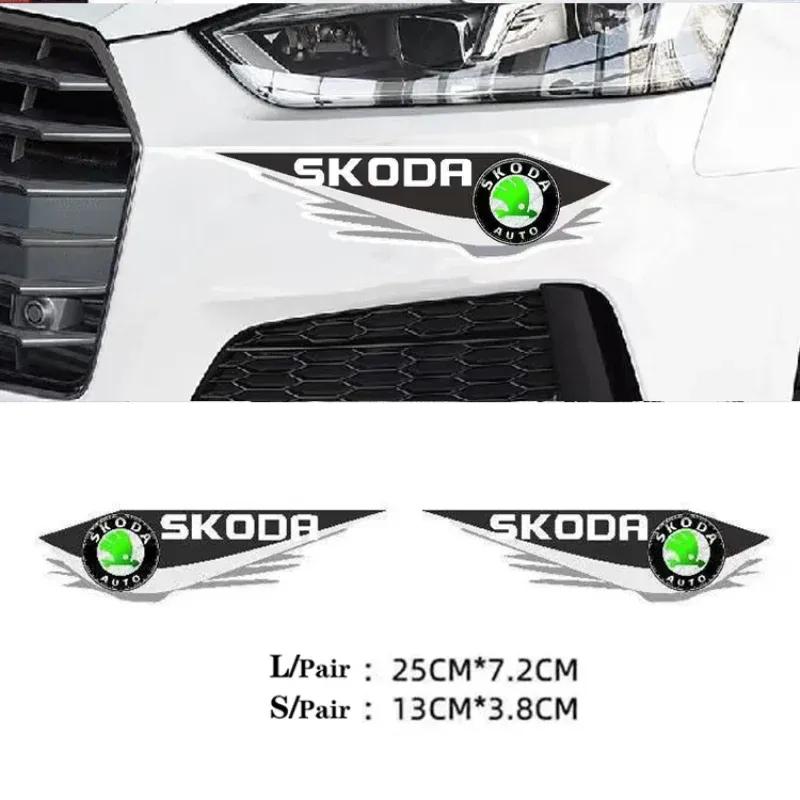 Wodoodporne Naklejki Przeciwzarysowaniom na Samochód dla Skoda Fabia Superb Octavia Kodiaq Yeti Citigo Felicia Kamiq Rapid Scala Akcesoria