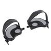 2PCS Exercise Bike Pedals with Straps PP PVC Stainless Steel Universal Adjustable Exercise Bike Pedals Clips for Home Gym Cycling