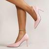 High Heel Pointed Toe Stiletto Red Bottom Fashion Women's Shoes Shallow High Heels Red Bottom High Heels Lolita Shoes