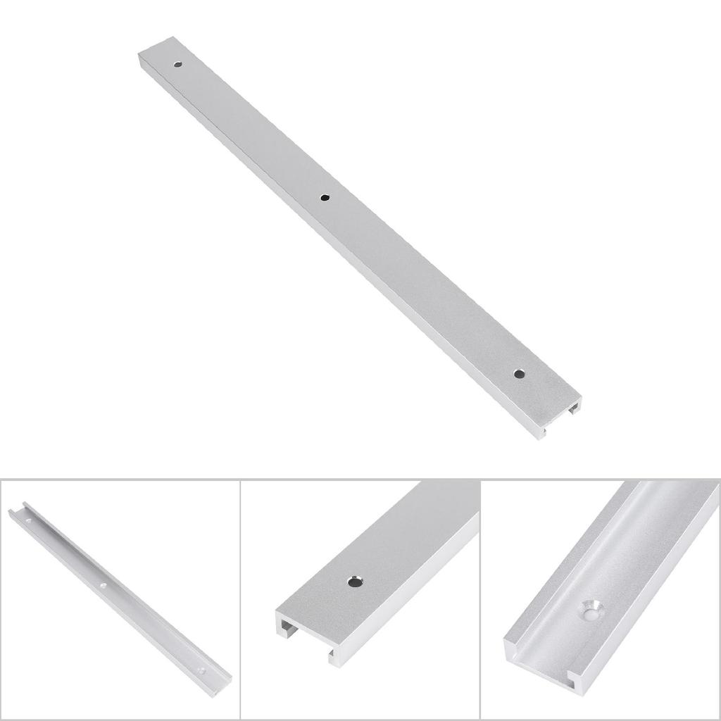 Aluminum Alloy T Track T slot Track for Woodworking Workbench Machines(400mm)