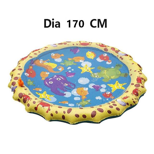 

170 см детские игрушки водный коврик детский коврик летний пляжный надувной распылитель воды подушка уличный газон детский игровой коврик игры игровой коврик 170cm