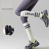 Womens Long Compression Yoga Socks AB Style Silicone Non Slip Calf Socks For Fitness Pilates Outdoor Sports
