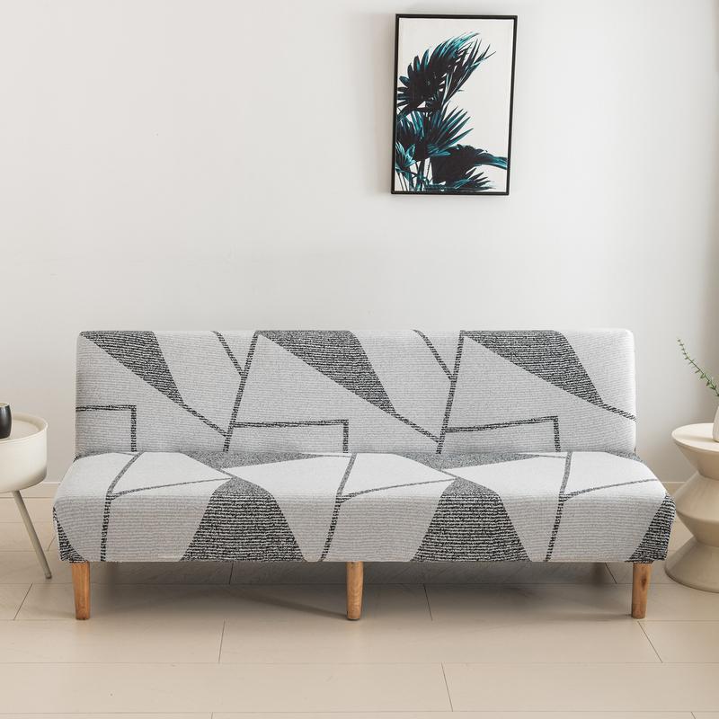 Yeni Futon Kanepe Koruyucu Katlanır Kanepe Yatak Örtüsü Oturma Odası İçin Kolsuz Kanepe Kılıfları Elastik Spandeks Malzeme Yumuşak Slipcoverlar