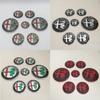 7 piezas para Emblema de Coche Tapas de Tapacubos Insignia delantera del Capó Insignia trasera del Maletero Pegatina del Volante Estilo 2x74mm, 4x56mm, 1x40mm
