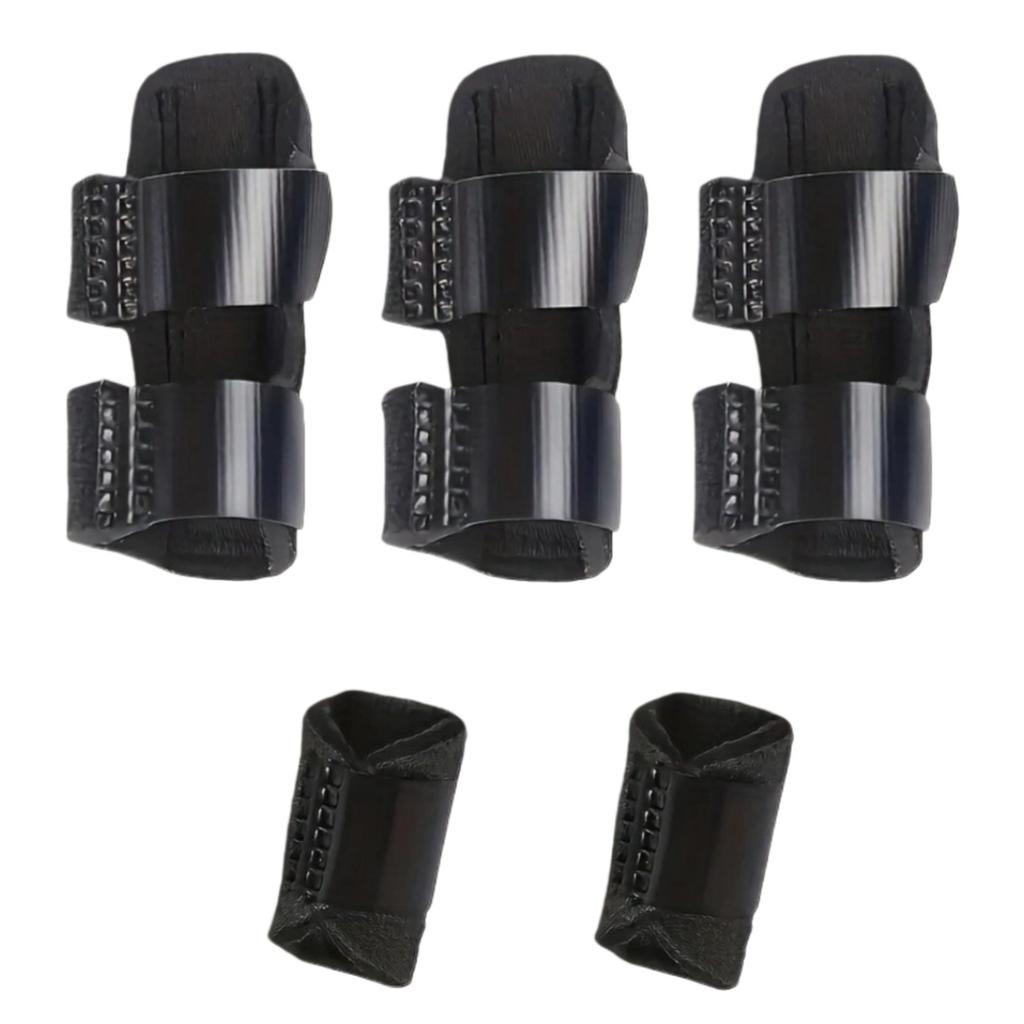 12Pcs Finger Guards Set Finger Immobilization Strap Finger Protectors Finger Brace Support Finger Splint Thumb Finger Sleeves