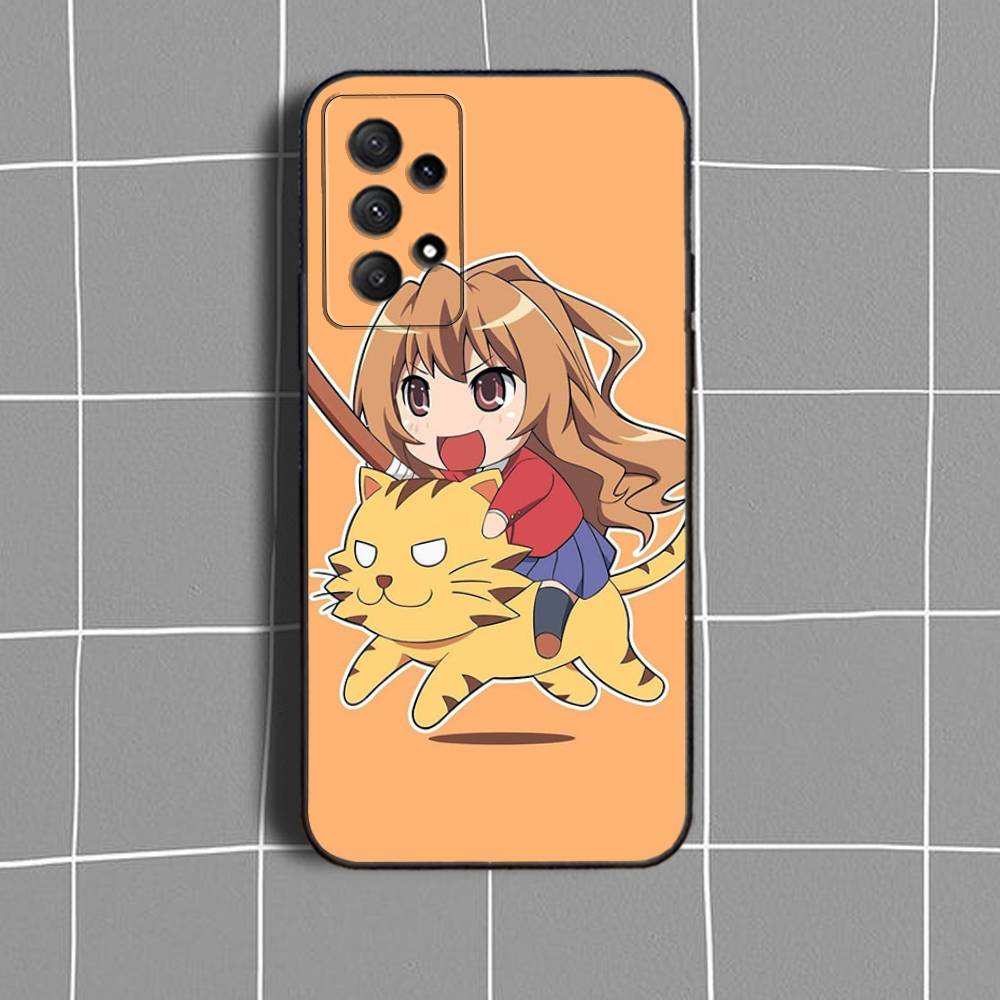 T-Taiga T-Toradora Aisaka Phone Case For Samsung Galaxy A73,31,32,72,41,53,52,71,22,5G,Note,J7,8,9 Soft Black Cover