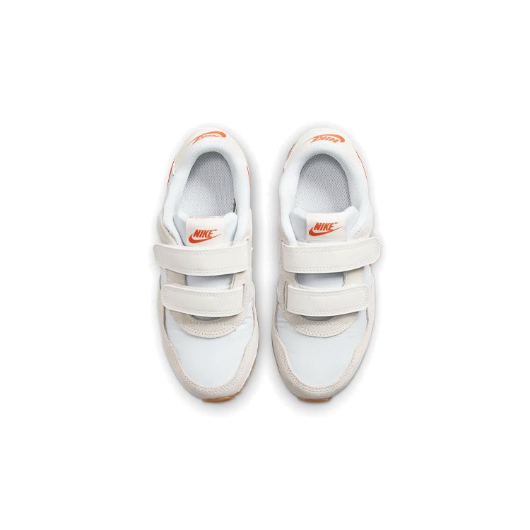 Nike MD Valiant PS White Orange Kids Sneakers Summit-White Sail CN8559-103