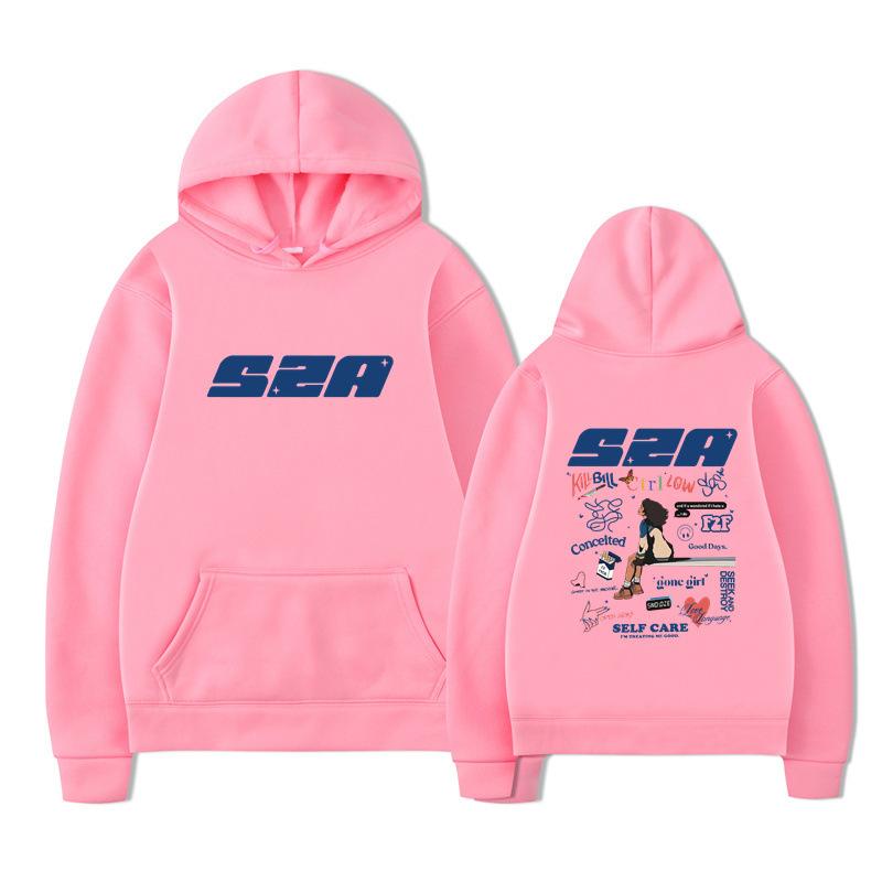 Rapper SZA Mikina Album Sos Sza Tour Mikina Pánské Mikiny s Dlouhým Rukávem Dámská Harajuku Streetwear Pulovry Sudaderas