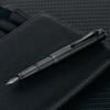 Hongdian M2 Mini Fountain Extra Soft Slim Pocket Travel Pen Pen, Black, Fine, Nib, Aluminum,