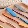 Stainless Steel 304 Butter Knife, Cheese, Dessert, Jam Spreaders, Cream Gold Rose Knifes, Western Cutlery Breakfast Tool