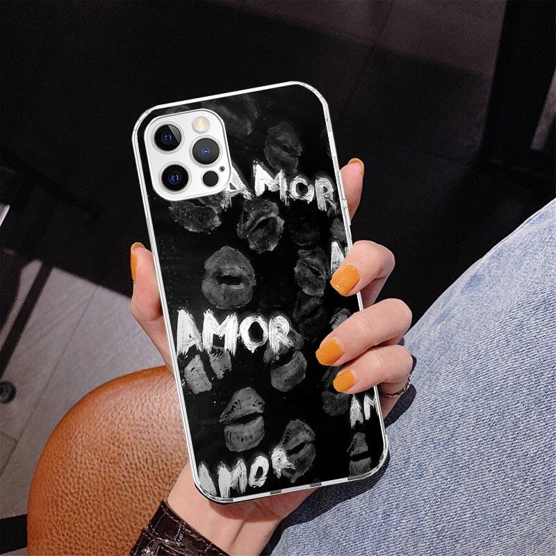 AMOR This Is Love Phnoe Case for Iphone 17 Air 16 11 12 13 Mini 14 Plus 15 Pro Max 7 8E SE 2020 16ProMax Phone Cover Coque 17 Ai