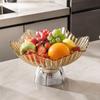 Pedestal Fruit Bowl Decoration Portable Elegant Stylish Decorative Multifunctional Snack Storage