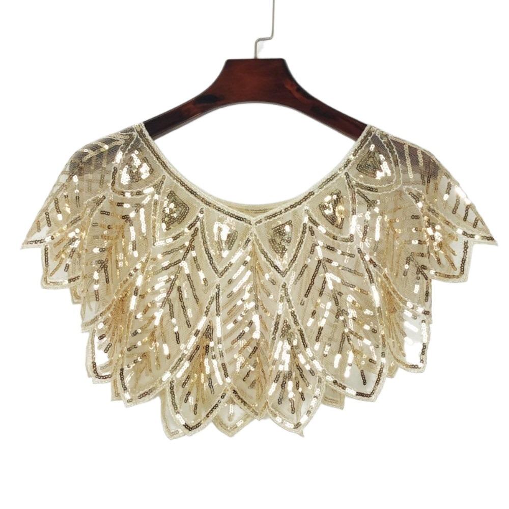 Блестящая вечерняя накидка Сверкающая праздничная шаль Элегантная шаль с пайетками Девушка