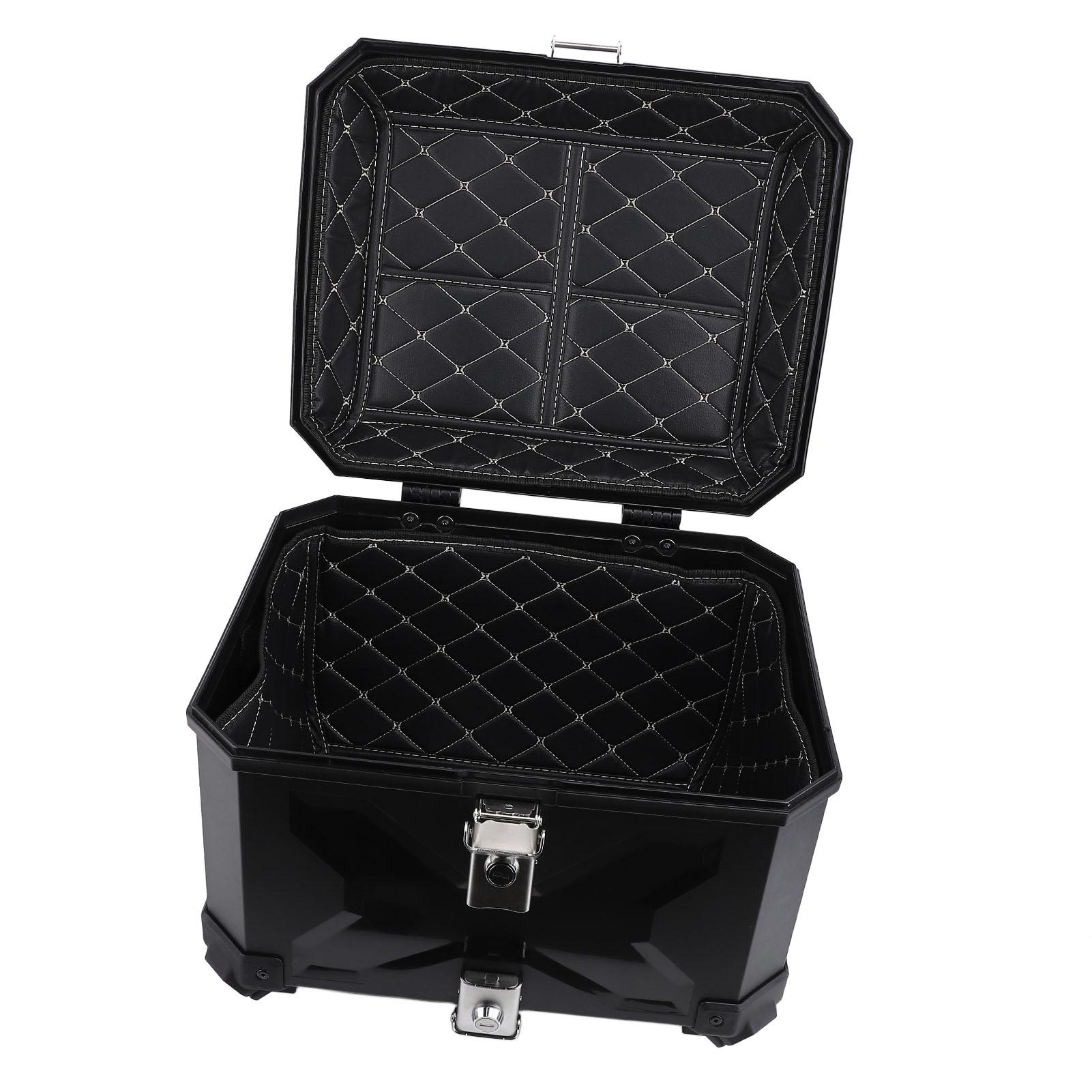 

Motorcycle Rear Case 45L Water Resistant with Theft Proof Lock System Motorcycle Tail Box