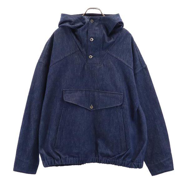 MONITALY Made In USA Denim Anorak Parker 44 MONITALY Pullover Men's Used