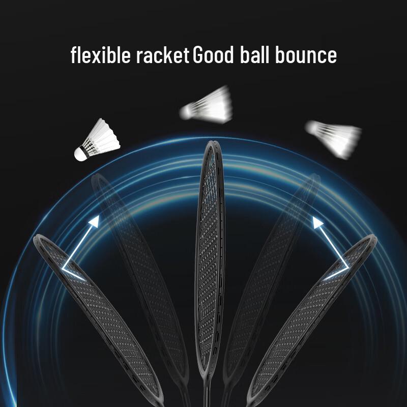 JD Crafted 8U Ultralight Full Carbon Badminton Racket