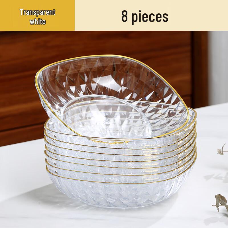 Yanggge Food-Grade Transparent Dining Bone Dishes