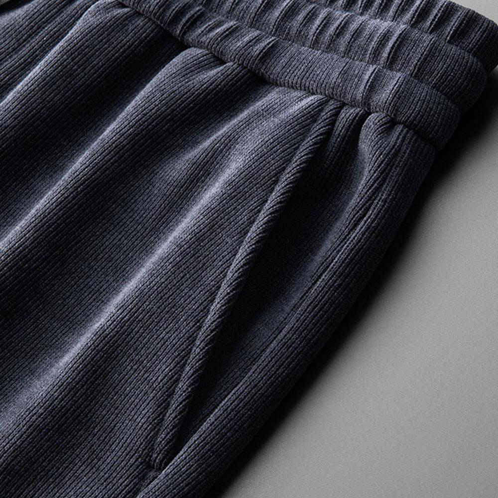 Men's Oversized Formal Plus Velvet Thick Corduroy Casual Fleece Pants Sweatpants Track Pants Drastring Blazer Trousers Suit Panats For Men