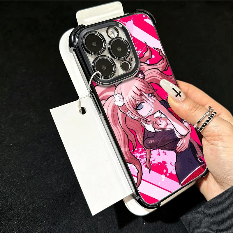Anime D-Danganronpa Plating Phone Case For Xiaomi Poco X5 X6 X7 X8 Pro Max F8 Ultra F7 M8 M7 M5S Redmi 15C 15 14C 13C 13 X3 12C
