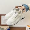 Fashion New Breathable Little White Shoes 2025 Spring and Autumn Height Increase Platform Casual Korean Version Wear-resistant Ins Tide College Boar