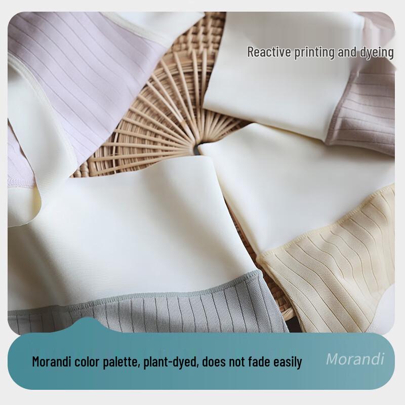 LANGSHA Women's High-Waist Seamless Modal Antibacterial Briefs