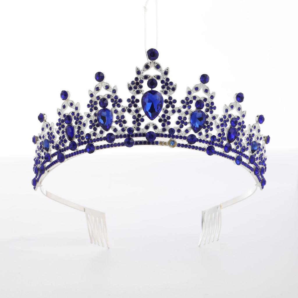 Bride's Crown Headband Alloy Rhinestone  Wedding Crown  Birthday Hair Accessory  Style Headband Accessory