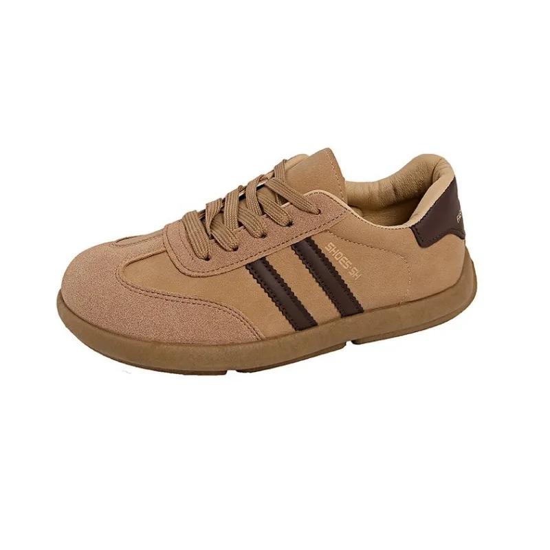 Big Size New Retro Flat Sneakers Women's Shoes Soft Soled Front Lace-up Women's Casual Shoes Zapatos De Mujer  Designer Shoes